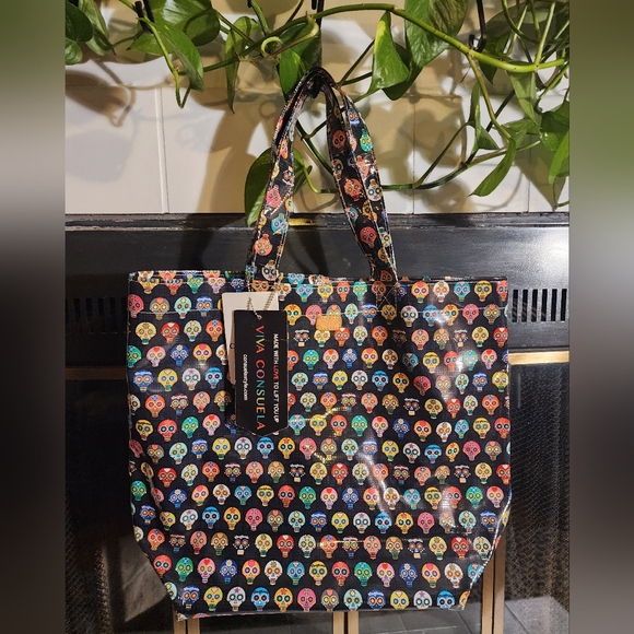 XL sugar skull consuela tote NWT - Picture 1 of 2